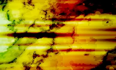 Abstract orange camouflage texture background with horizontal blur effects. Ilustração Stock