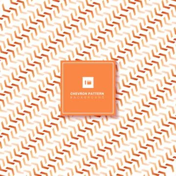 Abstract orange chevron pattern diagonal on white background and texture. Stock Illustration