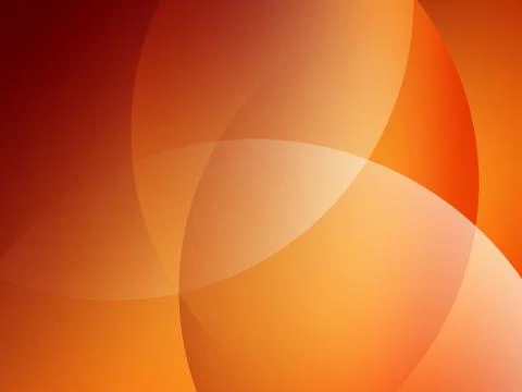 Abstract Orange Circle Background Stock Illustration