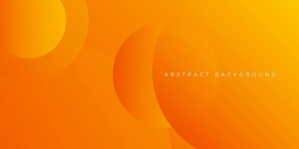 Abstract orange with circles background, dynamic circle shapes composition Stock-Illustration