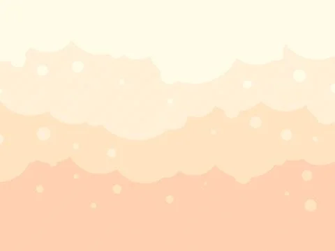 Abstract orange cloud circle background Ilustración de archivo