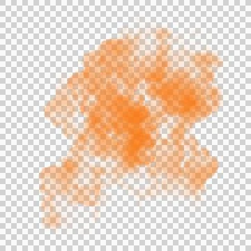 Abstract Orange Cloud Sky Stock Photos
