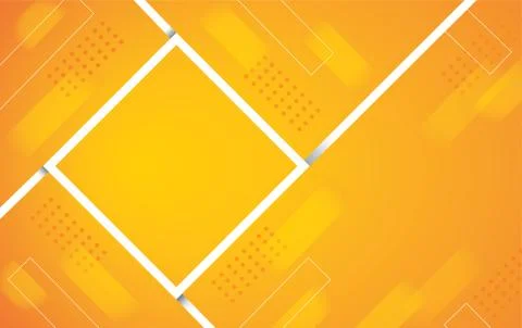 Abstract orange color square background vector Stock Illustration