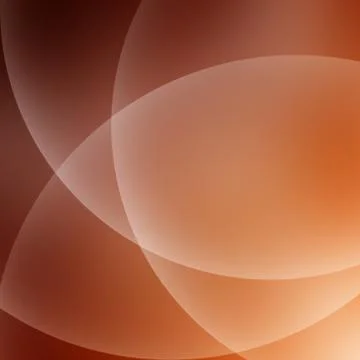 Abstract Orange Composition with lines and curves Stock Illustration