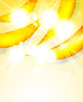 Abstract orange design Stock Illustration