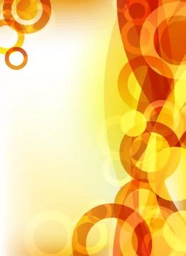 Abstract Orange Design Stockillustratie