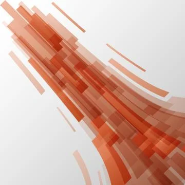 Abstract orange elements technology background Stock Illustration