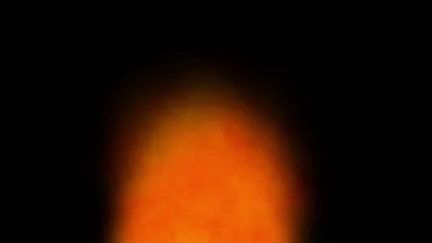 Abstract Orange Fire Glow Animation On Black Background Stock Footage 334027935