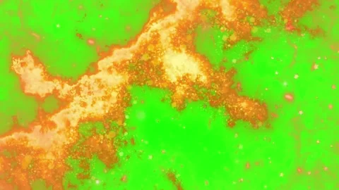 Abstract orange fire particles and glowing embers overlay on green screen Stock Footage 345017229