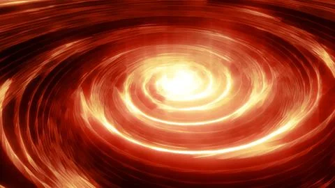 Abstract orange fire swirling twisted vortex energy cosmic galactic bright .. Stock Illustration
