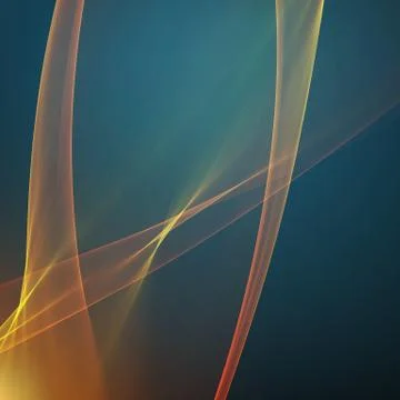 Abstract orange flame vector mesh background. Futuristic technology style. El Stock Illustration