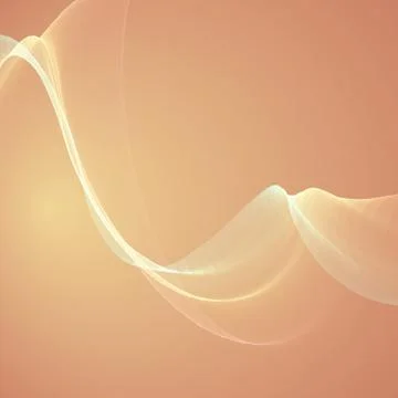 Abstract orange flame vector mesh background. Futuristic technology style. El Stock Illustration