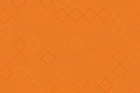 Abstract orange geometric pattern with squares and lines Stock Illustration