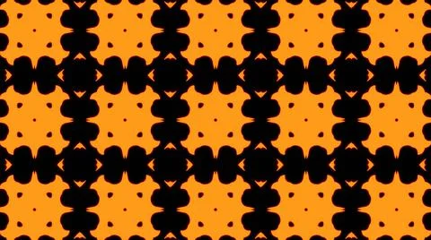 Abstract orange geometric seamless pattern background. Abstract Stripes Kalei Stock Illustration