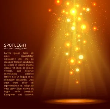 Abstract orange glowing background Stock Illustration