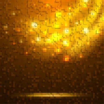 Abstract orange glowing background Illustrazione stock