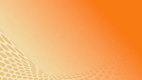 Abstract orange gradient background with modern dotted pattern Illustrazione stock