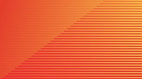 Abstract Orange Gradient with Horizontal Lines Pattern Background. Stock Footage 320464809
