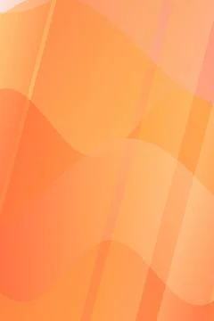 Abstract Orange Gradient Waves Stock Illustration