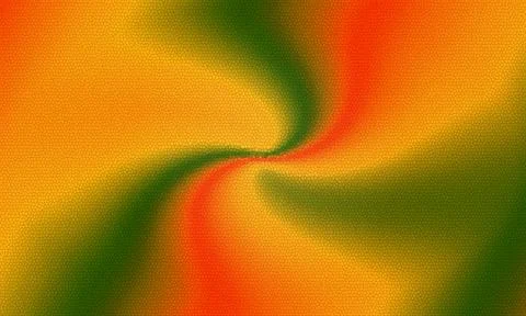 Abstract Orange Green and Red Stained Glass Mosaic Twirl Background Stockillustratie