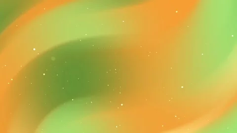 Abstract Orange Green Gradient Background with Soft Light and Floating Parti Vídeos de archivo 333827756