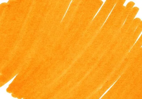 Abstract orange hand drawn texture on white background Illustration