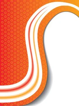 Abstract orange Stock Illustration