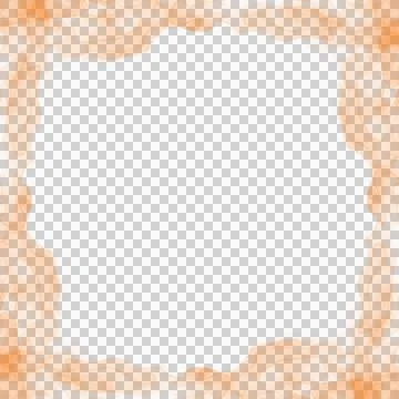 Abstract Orange Ink Frame Stock Photos