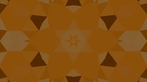 Abstract orange kaleidoscope background Stock Illustration