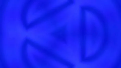 Abstract Orange Kaleidoscope Motion Background with Soft Glowing Fractal Pa.. Stock Footage 332608143