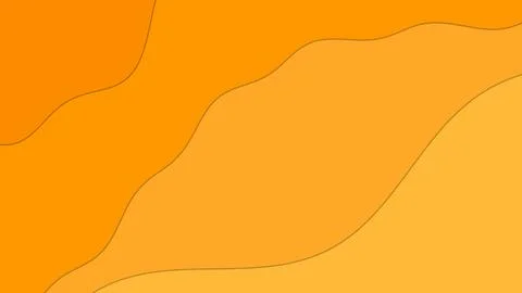 Abstract orange layered waves create a warm flowing background with smooth 스톡 일러스트