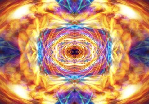 Abstract Orange Light Pattern Abstract orange and yellow light pattern aga... 스톡 사진