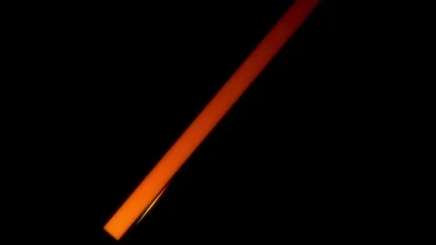 Abstract Orange Light Rays Bursting on Black Background Stock Footage 343546282