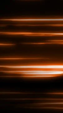 Abstract orange light streaks with glowing horizontal motion lines on a dar.. イラスト素材