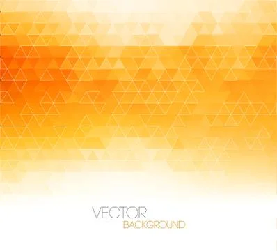 Abstract orange light template background Stock Illustration