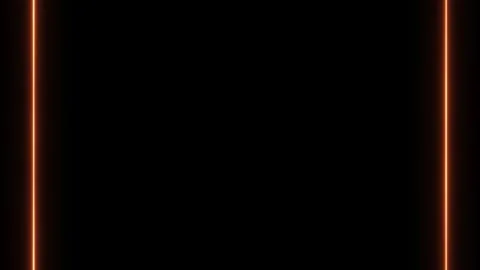 Abstract Orange Lines on Black Background Stock Footage 284392437