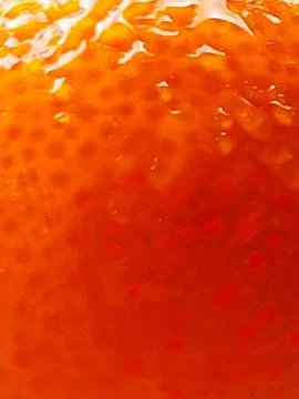 Abstract Orange Liquid Texture Background with Glossy Pattern Foto stock