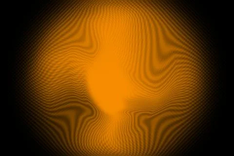 Abstract orange liquid wave background with dark glowing ripple texture design Stock Illustration