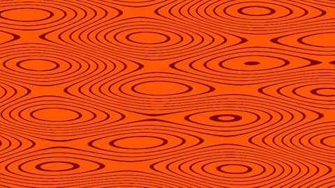 Abstract orange liquid waves background pattern for modern design Stock Footage 342158789
