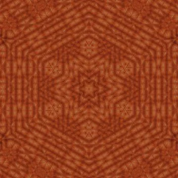 Abstract orange mandala pattern background - perfect for wallpaper Stock Illustration
