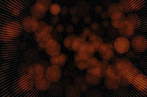 Abstract  orange night Stock Illustration