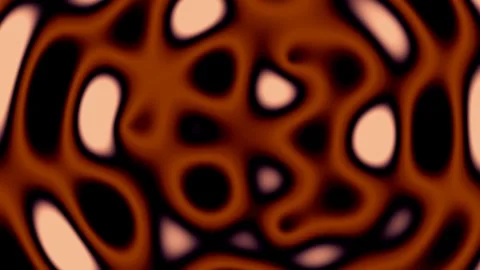 Abstract Orange Organic Pattern Seamless Loop Stock Footage 340523078