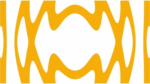 Abstract orange organic patterns pulsating on a clean white background Stock-Footage 332736572