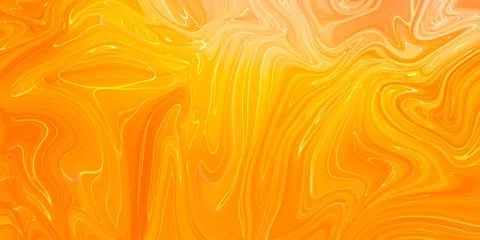 Abstract orange paint background. Acrylic texture with marble pattern イラスト素材