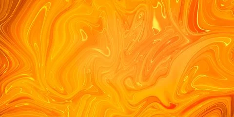 Abstract orange paint background. Acrylic texture with marble pattern イラスト素材