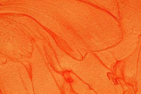 Abstract Orange Paint Texture. Stock Photos