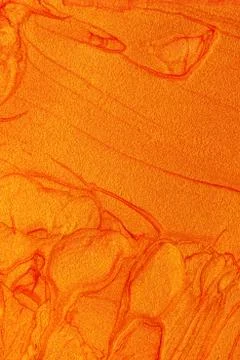 Abstract Orange Paint Texture. Stock Photos