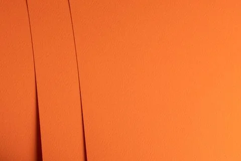 Abstract orange paper background with layered sheets and a subtle textured Stock Illustration