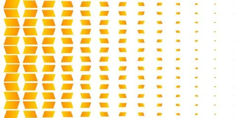 Abstract orange parallelogram halftone pattern, Geometric gradient shape ba.. Ilustração Stock