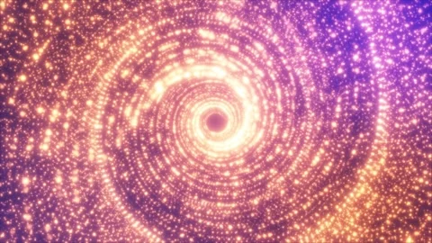 Abstract orange particles background animation Stock Footage 253029784